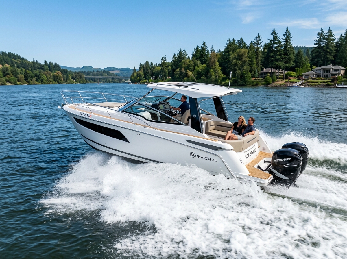Day Cruiser 340 Sport doble motor fuera de borda