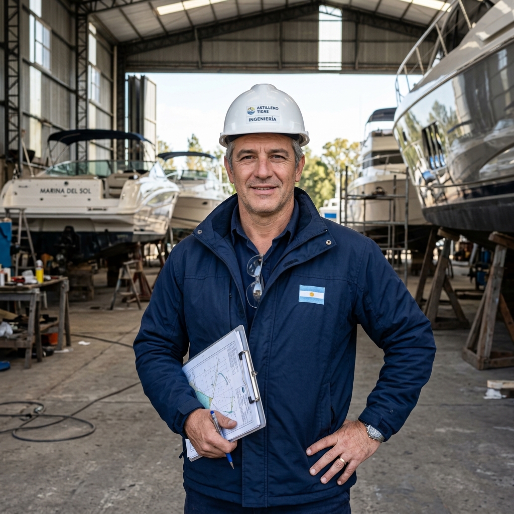 Ing. Naval Federico Benítez Director Técnico Brisbane Náutica