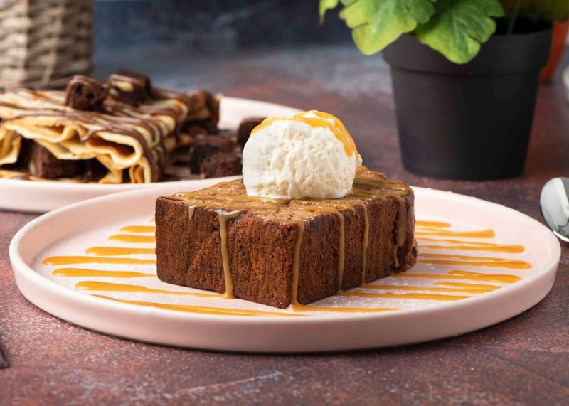 Brownie con Helado